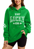 For G and PL Women's St Patricks Oversized Clover Hoodie Green Size 2XL by Deal US