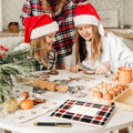 Frienda Leather Christmas Memory Book Scrapbook Album 9x6 White 144 Pages by Deal US