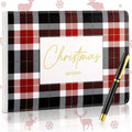 Frienda Leather Christmas Memory Book Scrapbook Album 9x6 White 144 Pages by Deal US