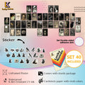 Lucky Numen Goth Posters Wall Art Vintage Aesthetic Black 40PCS by Deal US
