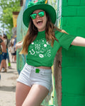 JMHACHY Women's St. Patrick's Shamrock T-Shirt Green Size S by Deal US