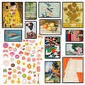 365DoRoTeYa Coastal Wall Art Prints Nautical Blue Seaside 12PCS Unframed by Deal US