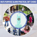 [Like New] Safe Sound Personal Alarm 2 Pack 140db Siren Strobe Light Key Chain by Deal US