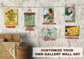 365DoRoTeYa Coastal Wall Art Prints Nautical Blue Seaside 12PCS Unframed by Deal US