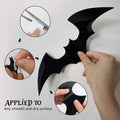 DZBJIPT 120 Pcs 3D Halloween Bats Wall Decals 4 Sizes Black Bat Decor by Deal US