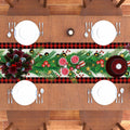 Linen Christmas Table Runner Winter Xmas Decorations 13x72 Inch by Deal US