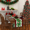 Linen Christmas Table Runner Winter Xmas Decorations 13x72 Inch by Deal US