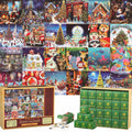 Sibosen 2024 Polar Christmas 1008pc Puzzle Advent Calendar Style-01 by Deal US