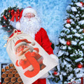 CCINEE Canvas Santa Sack Personalized Letter J Drawstring Red 27x20in by Deal US