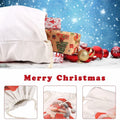 CCINEE Canvas Santa Sack Personalized Letter J Drawstring Red 27x20in by Deal US