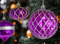 [Like New] Dohance Christmas Ornaments Set 9ct Tree Decoration Balls Holiday Decor by Deal US