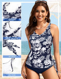 Kate Kasin Tankini Two Piece Tummy Control Padded Black Size M by Deal US
