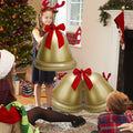 [Like New] Giant Inflatable Christmas Ball Outdoor Decoration PVC 21.6in 1pc by Deal US
