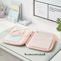 [Like New] Brightroom Zip Tablet Pouch Laptop Bag Blush Pink 12in x 9.25in by Deal US