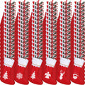 Zubebe 200 Pcs Red Felt Christmas Stockings Rustic Xmas Decor 15 Inch by Deal US