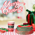 Yaomiao 180 Pcs Xmas Ugly Sweater Party Supplies Set Vintage Plates Cups Napkins by Deal US