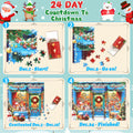 XMAS SHOP Advent Calendar Puzzle 1008 Pieces 24 Parts Christmas 2025 by Deal US