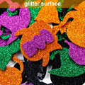 Fancy Land Halloween Foam Glitter Stickers 500 Pcs Sparkly Craft Supplies by Deal US