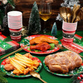 Yaomiao 180 Pcs Xmas Ugly Sweater Party Supplies Set Vintage Plates Cups Napkins by Deal US
