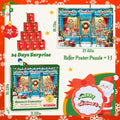 XMAS SHOP Advent Calendar Puzzle 1008 Pieces 24 Parts Christmas 2025 by Deal US