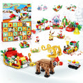 Advent Calendar 2024 Building Blocks Set 12-in-1 Countdown to Christmas by Deal US