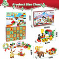 Advent Calendar 2024 Building Blocks Set 12-in-1 Countdown to Christmas by Deal US