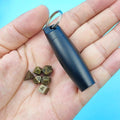 SIMXEHAY Mini Metal DND Dice Set Stainless Steel Case Antique Bronze Black by Deal US