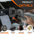 UNORME 7-Pin RV Blade Trailer Wiring Harness Connector 7-Pin by Deal US