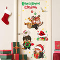 Mfault Magical Christmas Wall Decals Stickers Xmas Wizard Owl Decor by Deal US