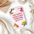 ICOOLYI Funny Birthday Card for Her Humorous Rainbow Unique Playful by Deal US