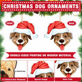 Thyle 24 Pc Dog Christmas Ornaments Wood Puppy Hanging Gold Rope Xmas by Deal US