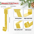 Tandefio 12 Pack Glitter Christmas Stocking Holder Hangers Gold Mantel Hooks by Deal US