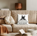 Huester French Bulldog Pillow Covers Dog Decor Gifts 18x18 by Deal US