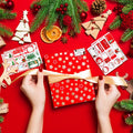 90PC Christmas Stickers & Labels DIY Gift Decoration Self Adhesive Xmas by Deal US