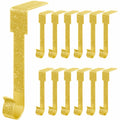 Tandefio 12 Pack Glitter Christmas Stocking Holder Hangers Gold Mantel Hooks by Deal US