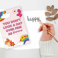 ICOOLYI Funny Birthday Card for Her Humorous Rainbow Unique Playful by Deal US