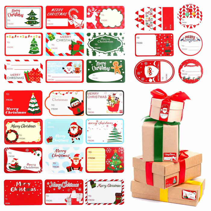 90PC Christmas Stickers & Labels DIY Gift Decoration Self Adhesive Xmas by Deal US