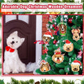 Thyle 24 Pc Dog Christmas Ornaments Wood Puppy Hanging Gold Rope Xmas by Deal US
