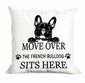 Huester French Bulldog Pillow Covers Dog Decor Gifts 18x18 by Deal US