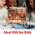 Christmas Advent Calendar 2025 Fireplace Jigsaw Puzzle 1000pc 27.6x19.7in by Deal US