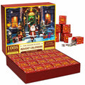 Protado 2025 Christmas Advent Calendar Puzzle 1008 Pieces 27.5x19.7in by Deal US