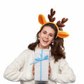 ZEYER Christmas Reindeer Antlers Headband Animal Ears 1PCS Women by Deal US
