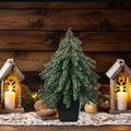 Aimmop 12inch Christmas Tree Artificial Decoration 90 Branch Tips Green 1Pack by Deal US