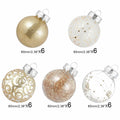 [Like New] YYHUAWU Christmas Ball Ornaments Hanging Tree Decorations Set Xmas Decor by Deal US