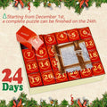 Christmas Advent Calendar 2025 Fireplace Jigsaw Puzzle 1000pc 27.6x19.7in by Deal US
