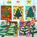 40 Sheets Christmas Tree Stickers DIY Crafts Party Present Supply by Deal US