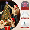 Riakrum Christmas Star Tree Topper Lights 9.5in USB Remote Multicolor 2pcs by Deal US