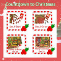 Puzzle Advent Calendar 2024 1008PCS 24 Days Countdown 27.56x19.68 Inch by Deal US