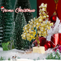 COTOSEY 12" Mini Christmas Red Berries Tree with Light Red Xmas Decor by Deal US