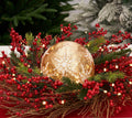 Diahom Christmas Table Decorations 6in Champagne Gold Snowflake Ball by Deal US